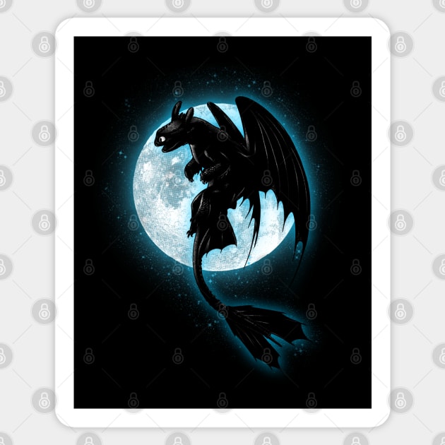 Moonlight Dragon Sticker by FanFreak